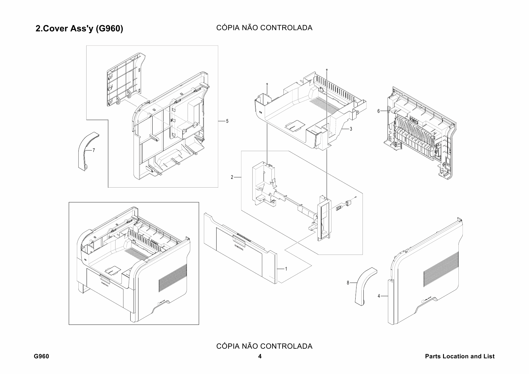 RICOH Aficio SF-3200SF G960 Parts Catalog-2